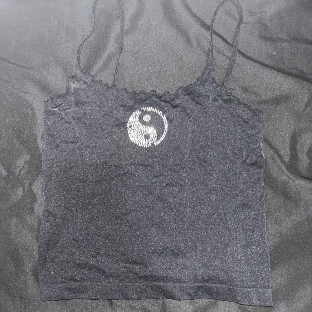 Black Yin Yang Women's Top